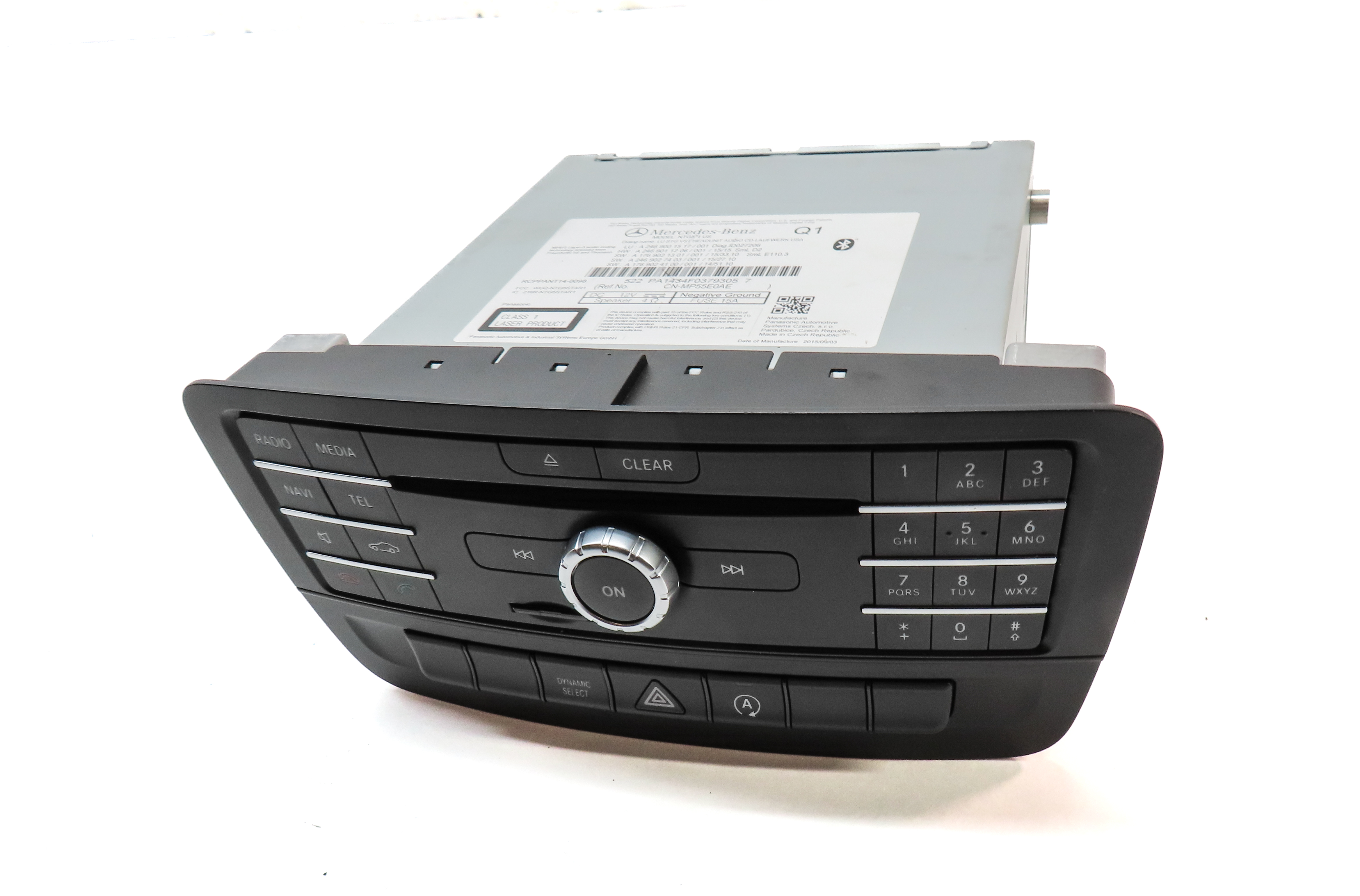 16-20 MERCEDES B CLA GLA CLASS (C117 W246 X156) CD NAVIGATION STEREO RECEIVER — exact item pictured